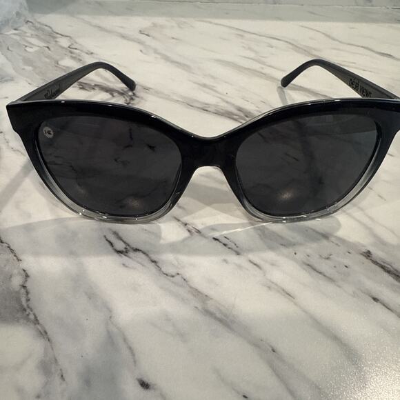 Polarized Knockaround Deja Views Sunglasses Black Obsidian Shades Women - Picture 1 of 7